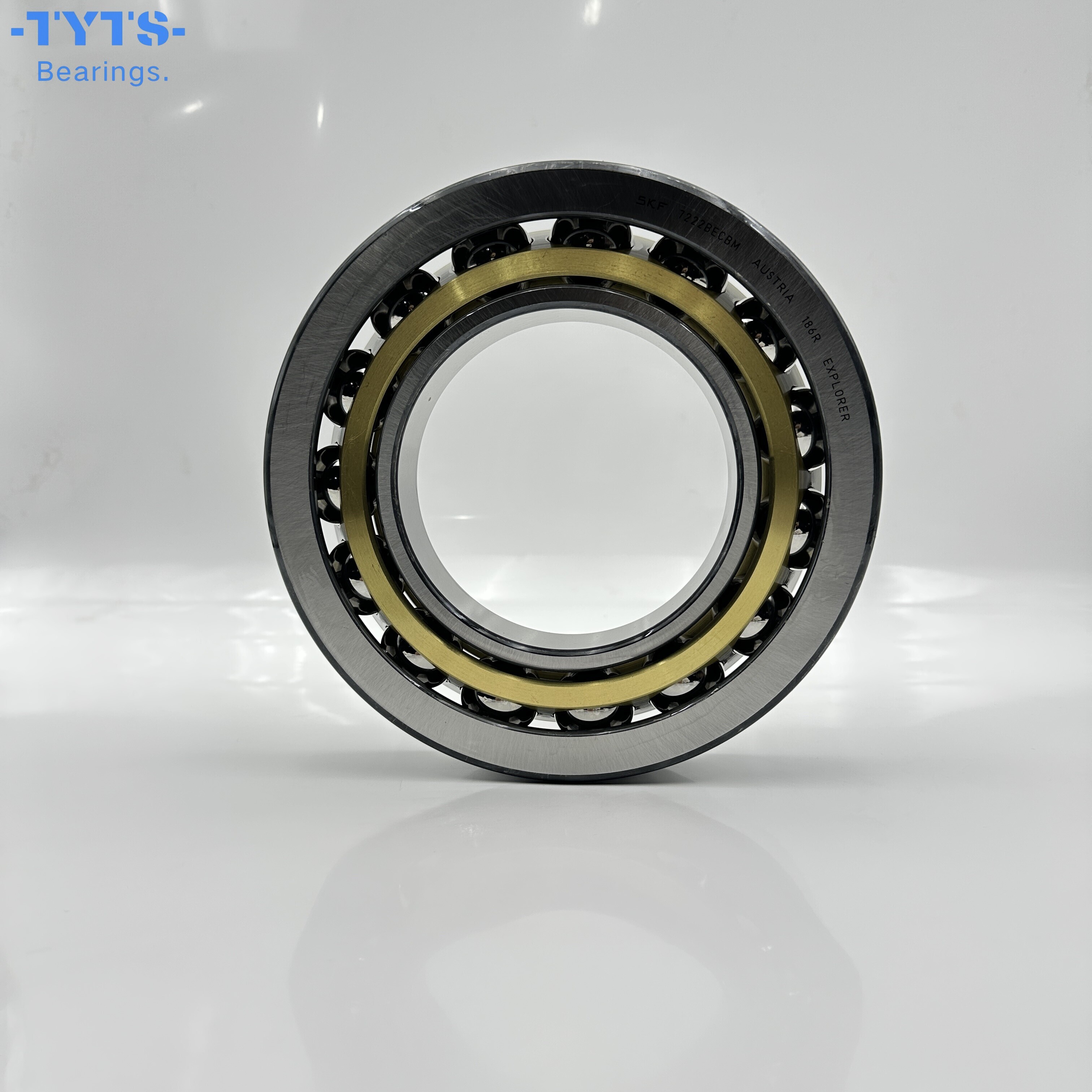 SKF Оригинальный высококачественный однорядный радиально-упорный шарикоподшипник 7222BECBM