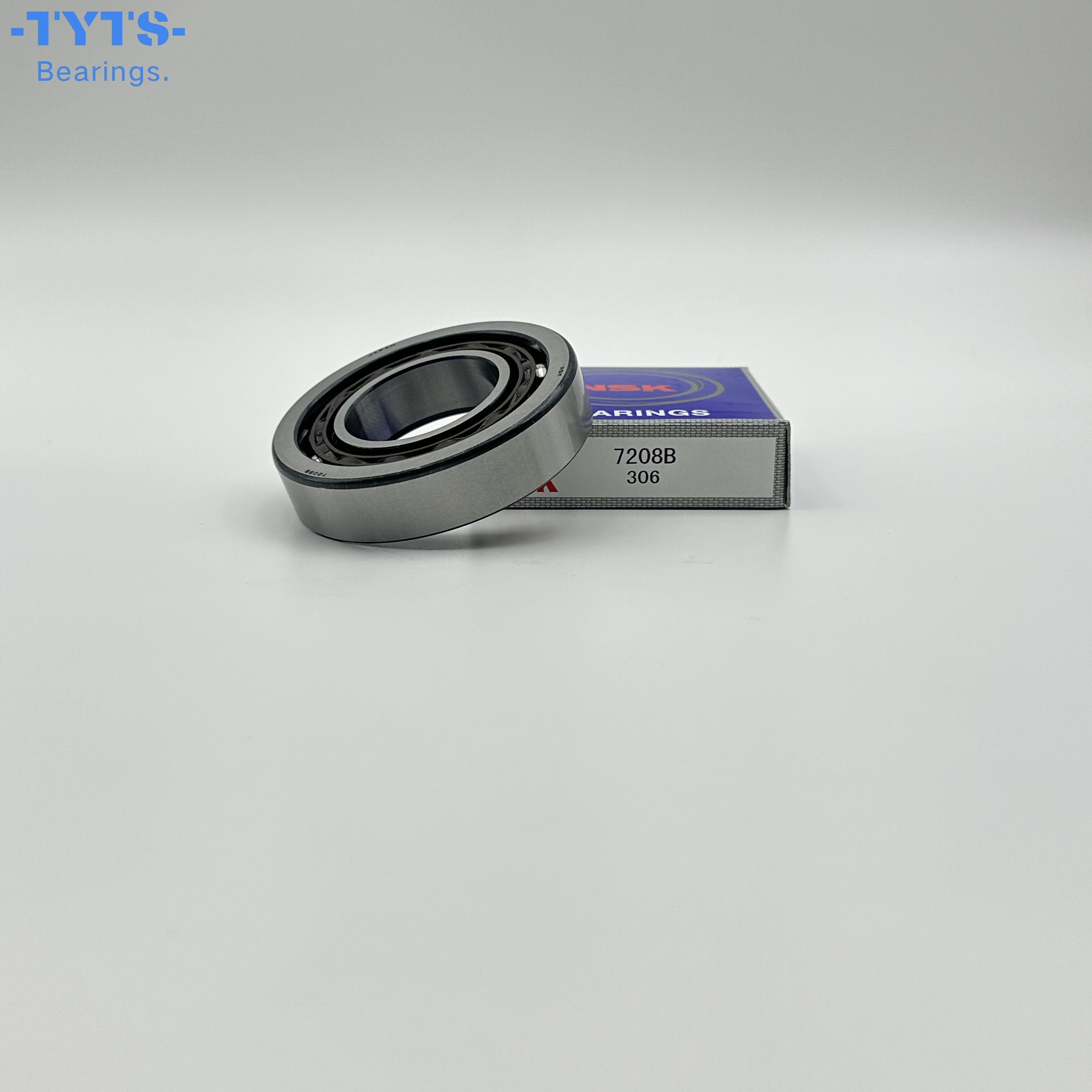 NSK Оригинальный высококачественный однорядный радиально-упорный шарикоподшипник 7208B