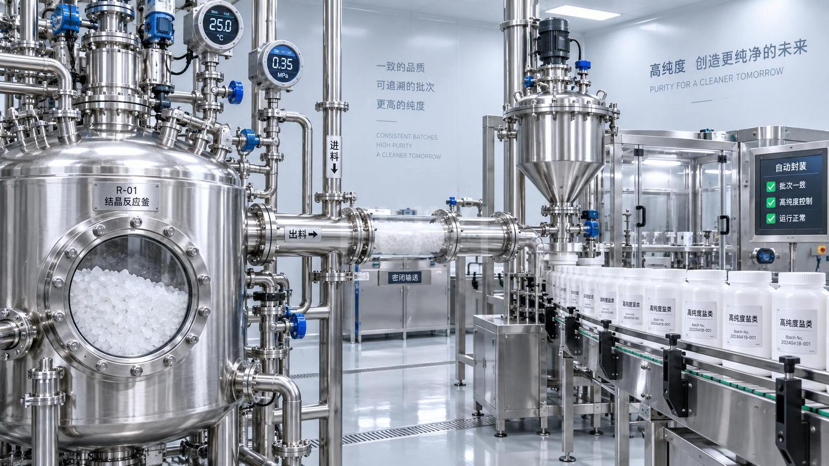 Controles de fabricación química que protegen la consistencia y la pureza de los lotes