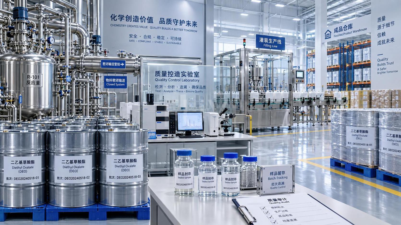 How to Audit a Diethyl Oxalate Factory Before Approving a Long-Term Contract