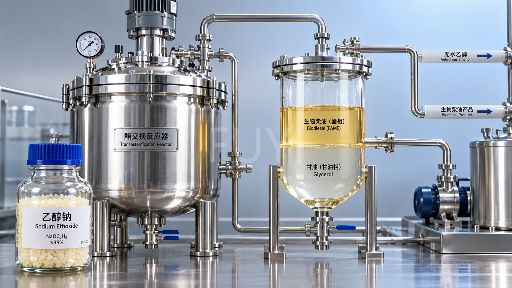 ¿Cuándo es adecuado el etóxido de sodio para producir biodiésel a base de etanol? ¿Cuándo es adecuado el etóxido de sodio para producir biodiésel a base de etanol?
