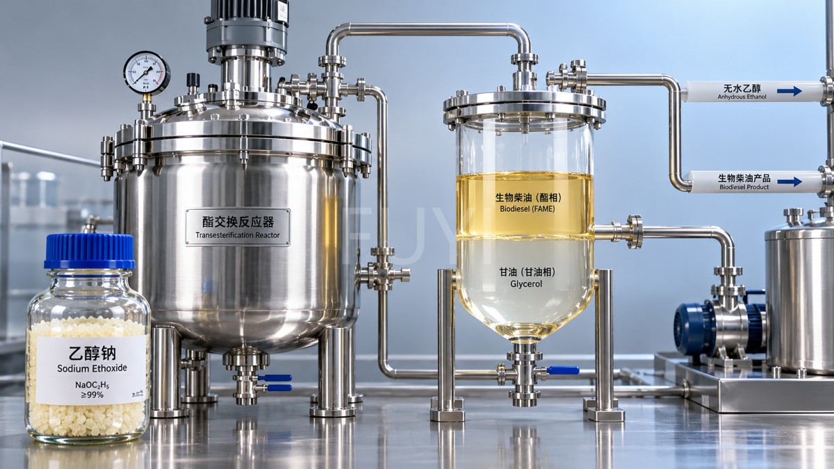 When does sodium ethoxide suit ethanol-based biodiesel production? ¿Cuándo es adecuado el etóxido de sodio para producir biodiésel a base de etanol?