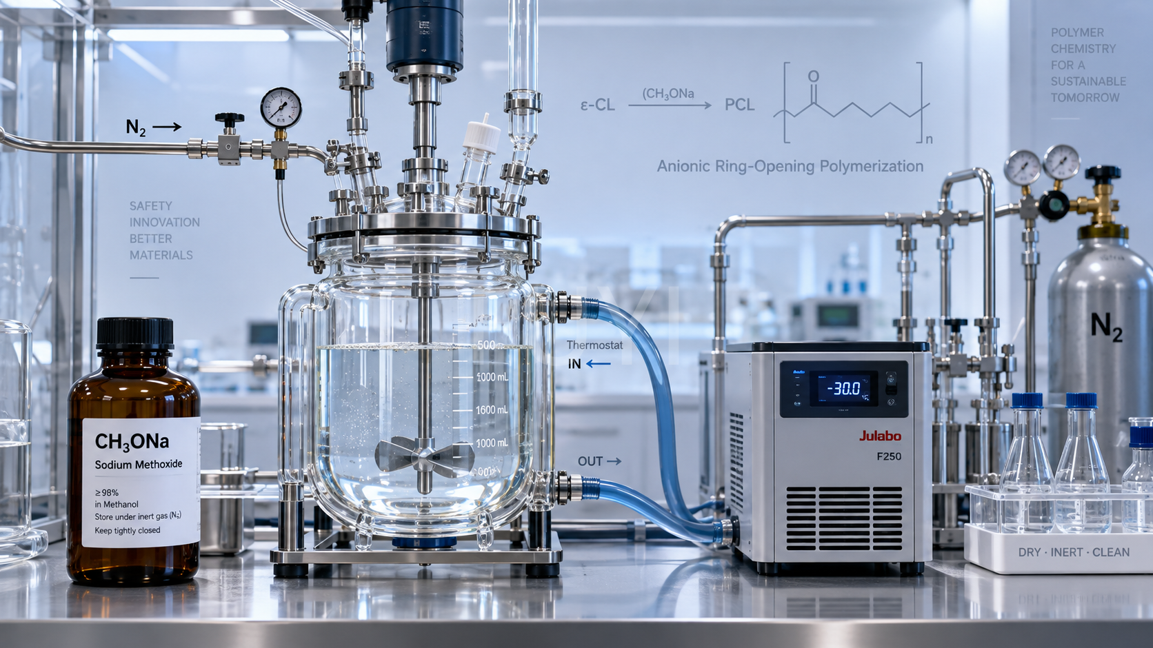When can sodium methoxide initiate anionic polymerization?