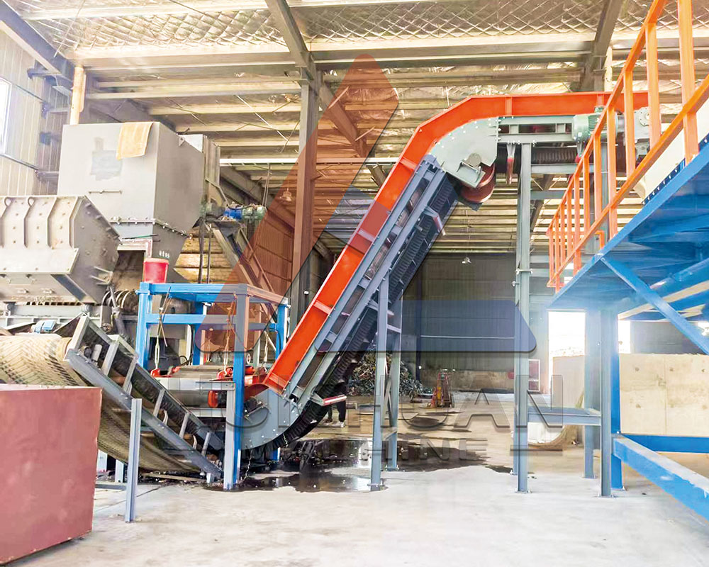 大倾角皮带输送机