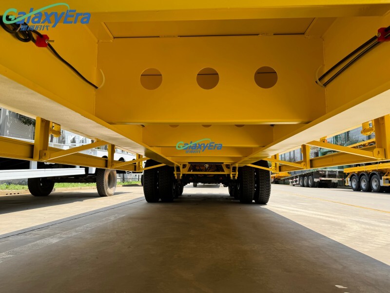 Remolque de plataforma baja de 80 toneladas