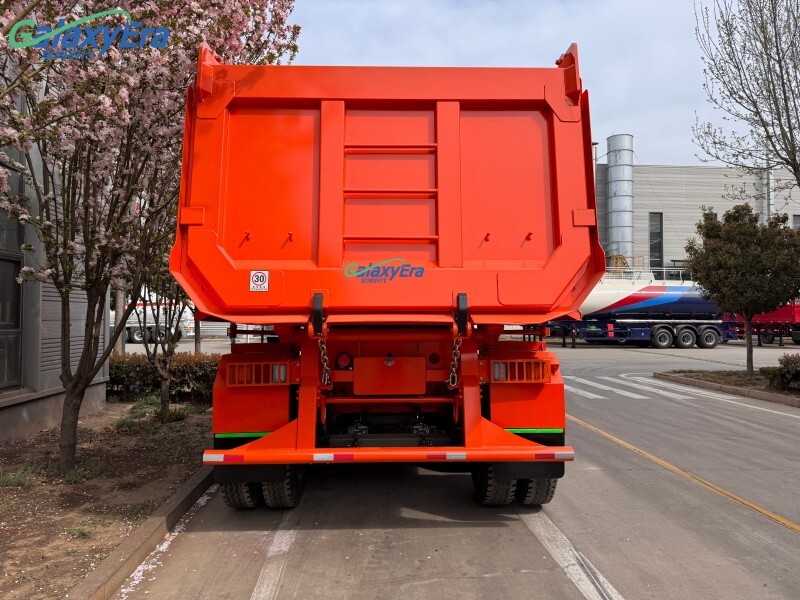 Remolque Basculante Semi de 4 Ejes 35Cbm