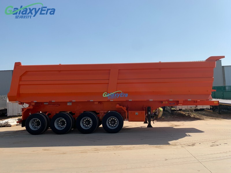 Remolque Basculante Semi de 4 Ejes 35Cbm