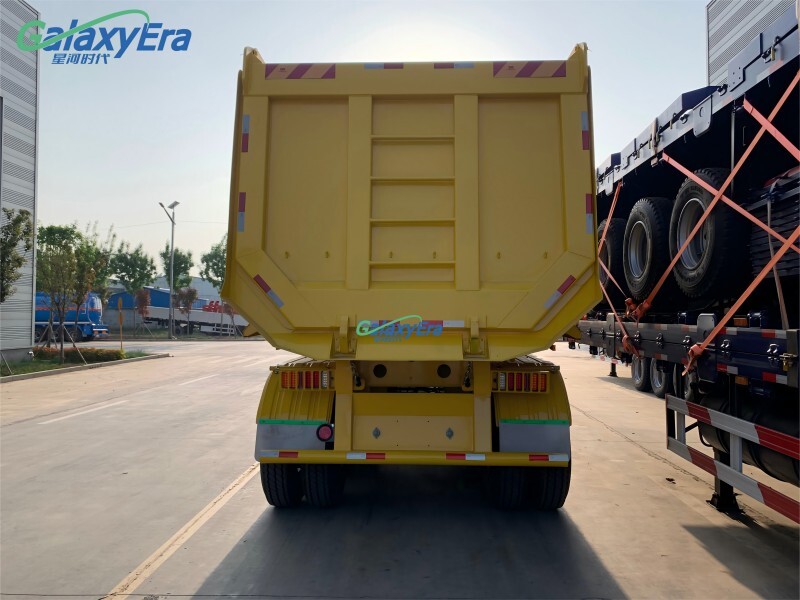 Mejor Precio de Remolque Semi Basculante de 3 Ejes en Venta