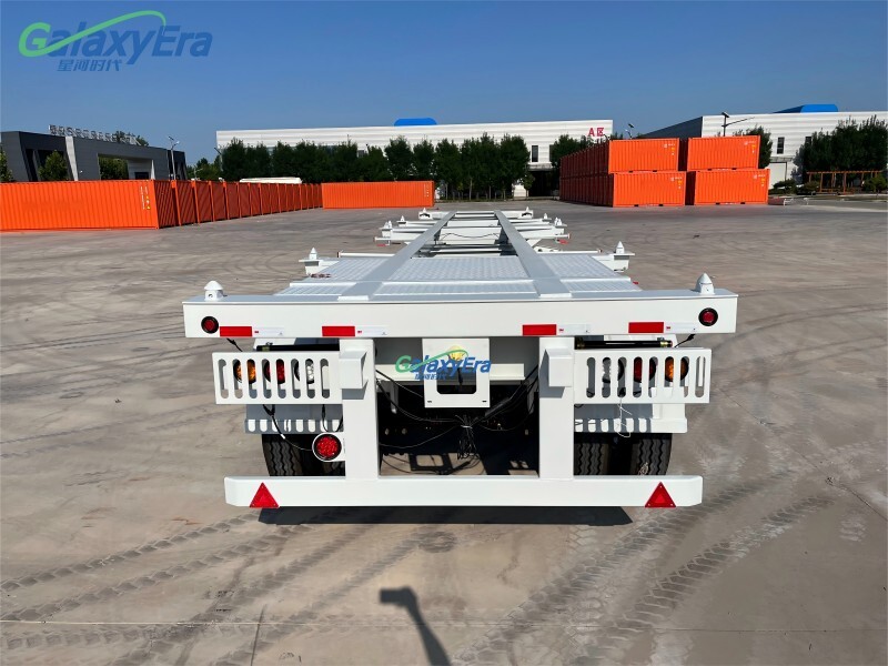 Chasis de remolque para contenedores de 40 pies con 2 ejes