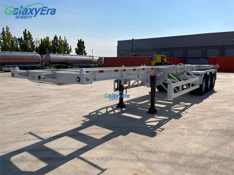 Chasis de remolque para contenedores de 40 pies con 2 ejes