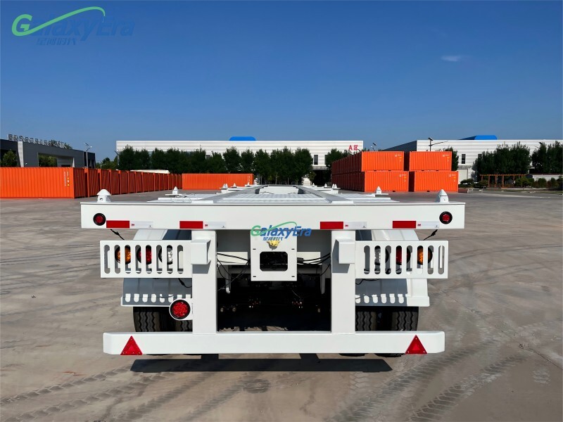 Chasis de remolque para contenedores de 40 pies con 2 ejes