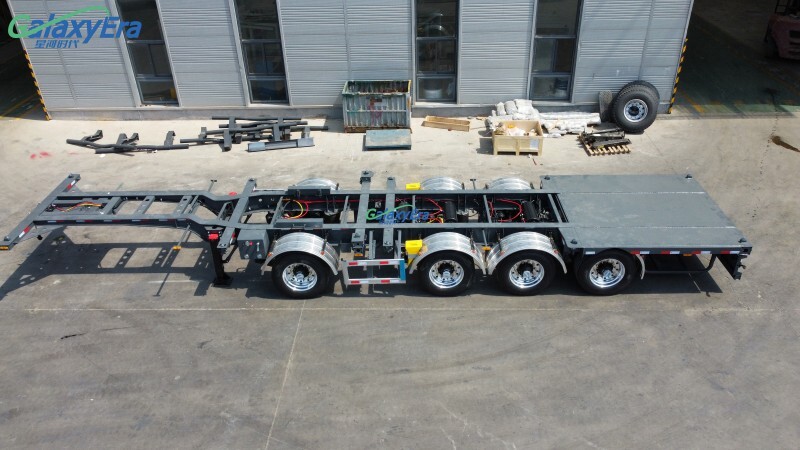 Remolque esquelético de contenedor de 40 pies