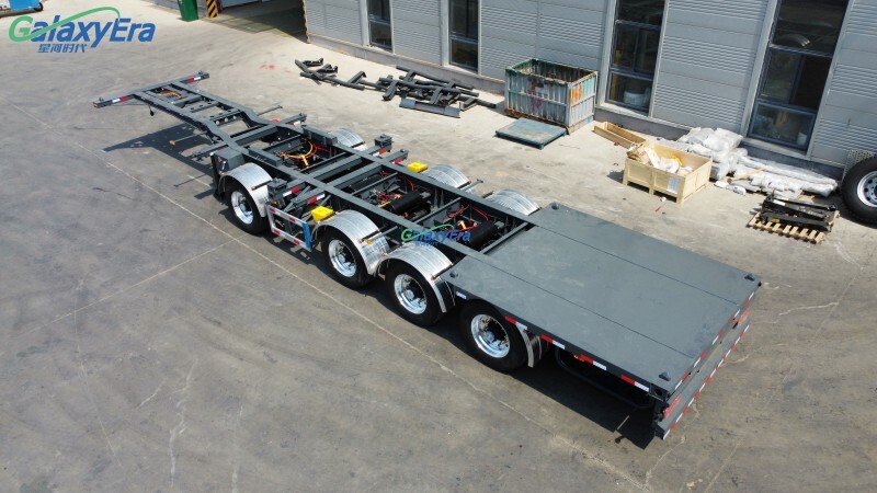 Remolque esquelético de contenedor de 40 pies