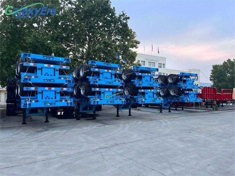 Semirremolque esquelético de 40 pies