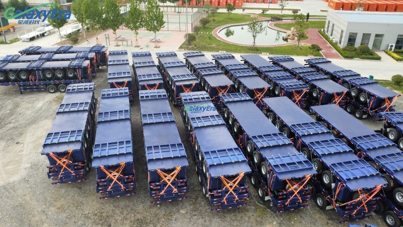 Remolque de Carga para Cercas de 4 Ejes