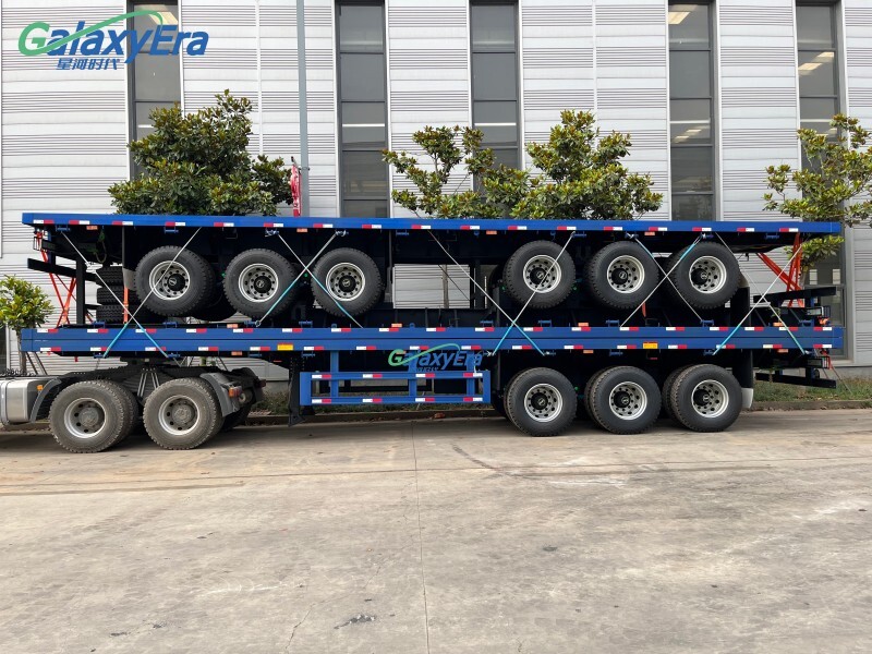 Remolque de Carga para Cercas de 4 Ejes