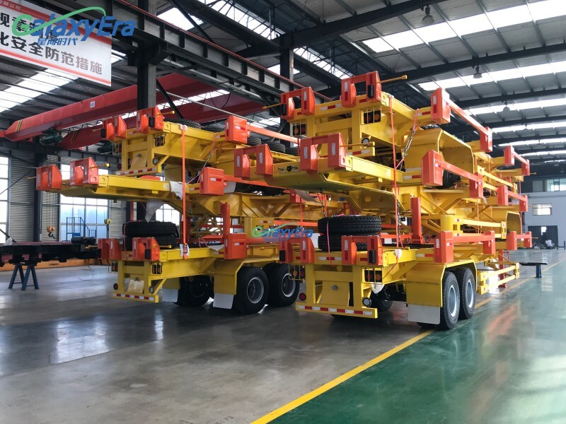 Remolque de Chasis para Contenedores Terminales