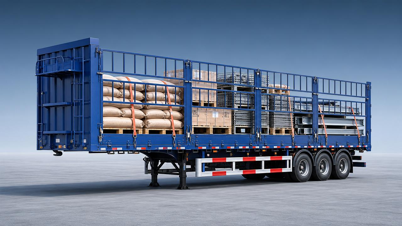 ¿Es mejor un remolque de estacas para el transporte de carga mixta?