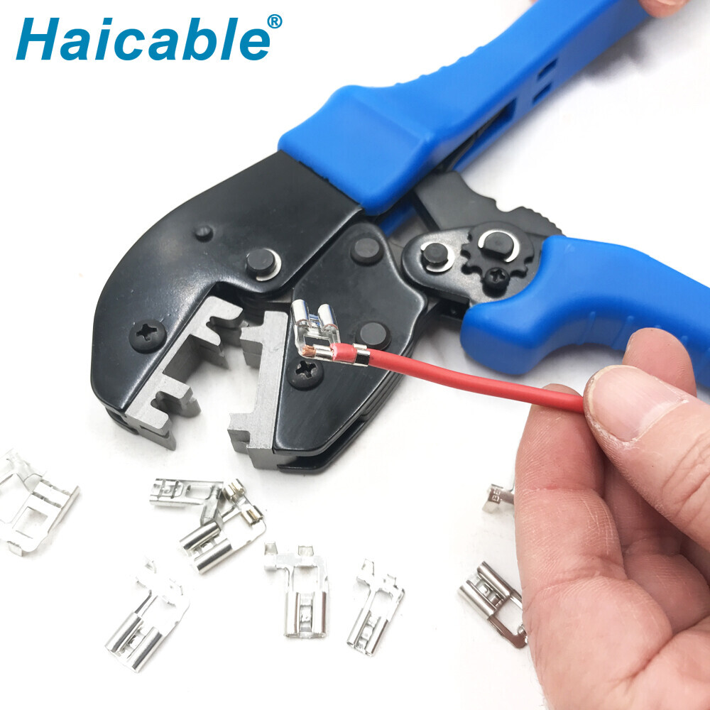 Инструменты для обжима неизолированных флажковых наконечников 90° AP-0506FL