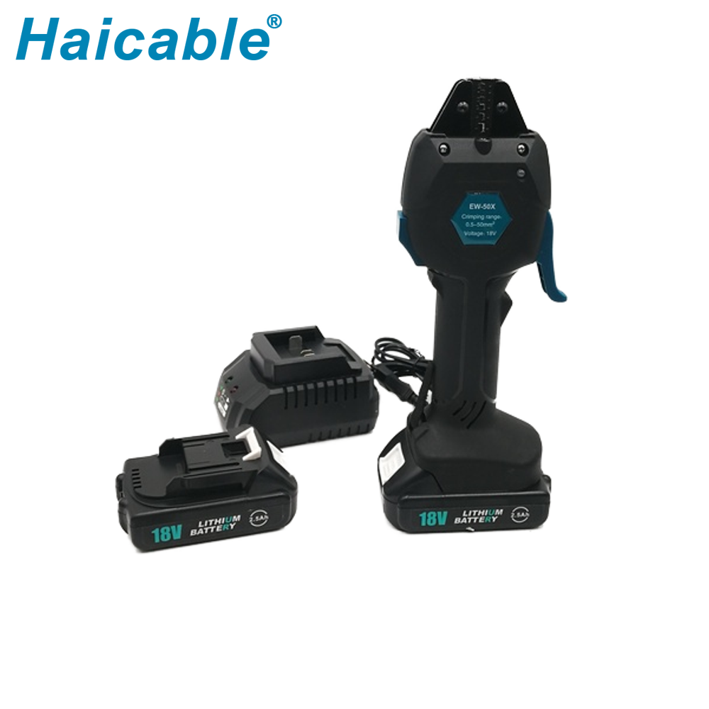 Портативный аккумуляторный обжимной инструмент EW-50X