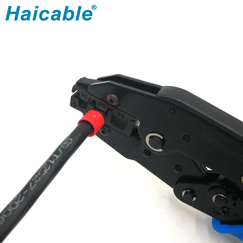 Инструмент для обжима гильз и наконечников проводов LX-35WF