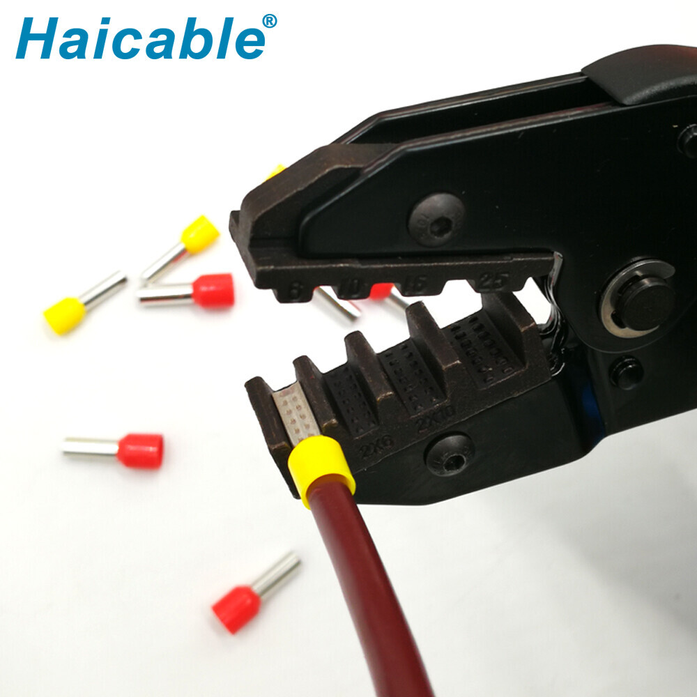 Инструмент для обжима наконечников проводов и гильз LX-25WF