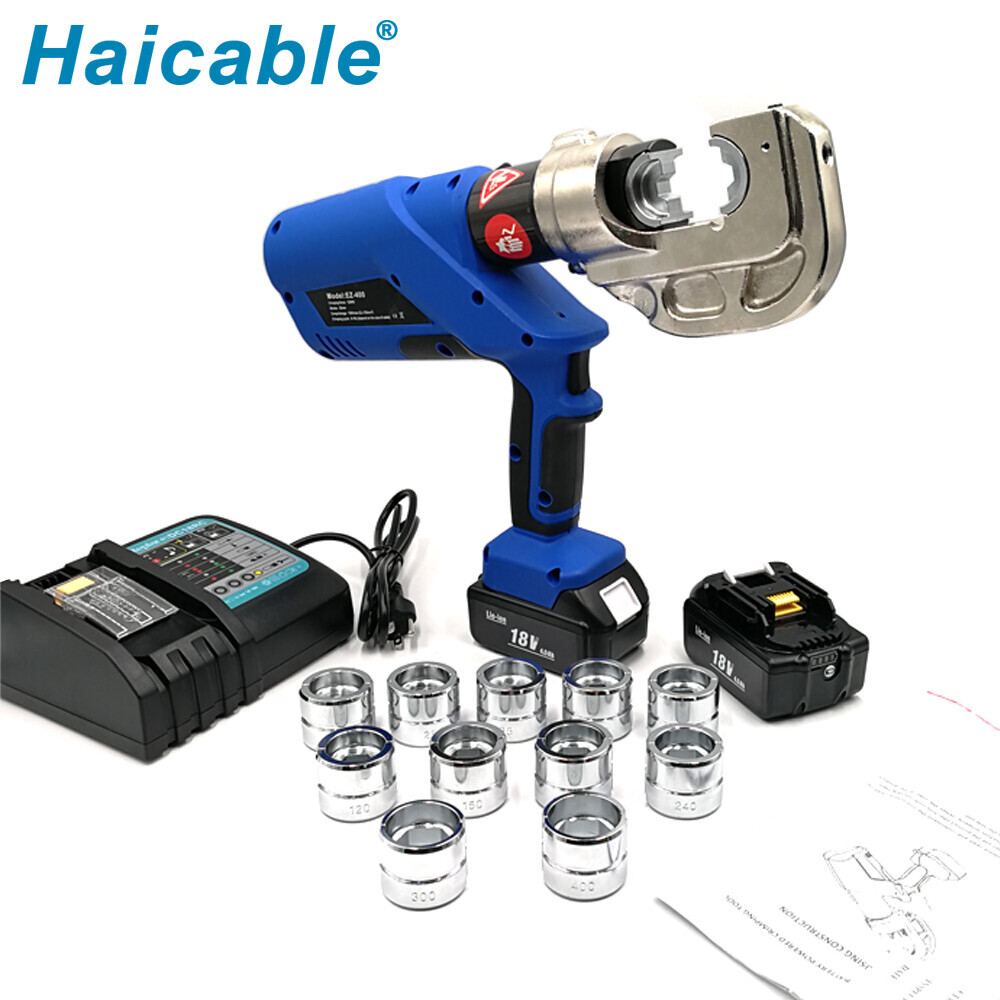 Инструменты для опрессовки кабельных наконечников аккумуляторных кабелей 16-400мм² EZ-400