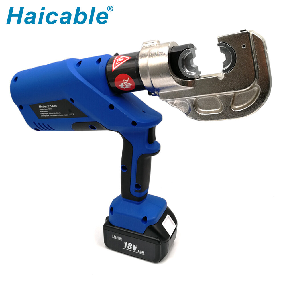 Инструменты для опрессовки кабельных наконечников аккумуляторных кабелей 16-400мм² EZ-400