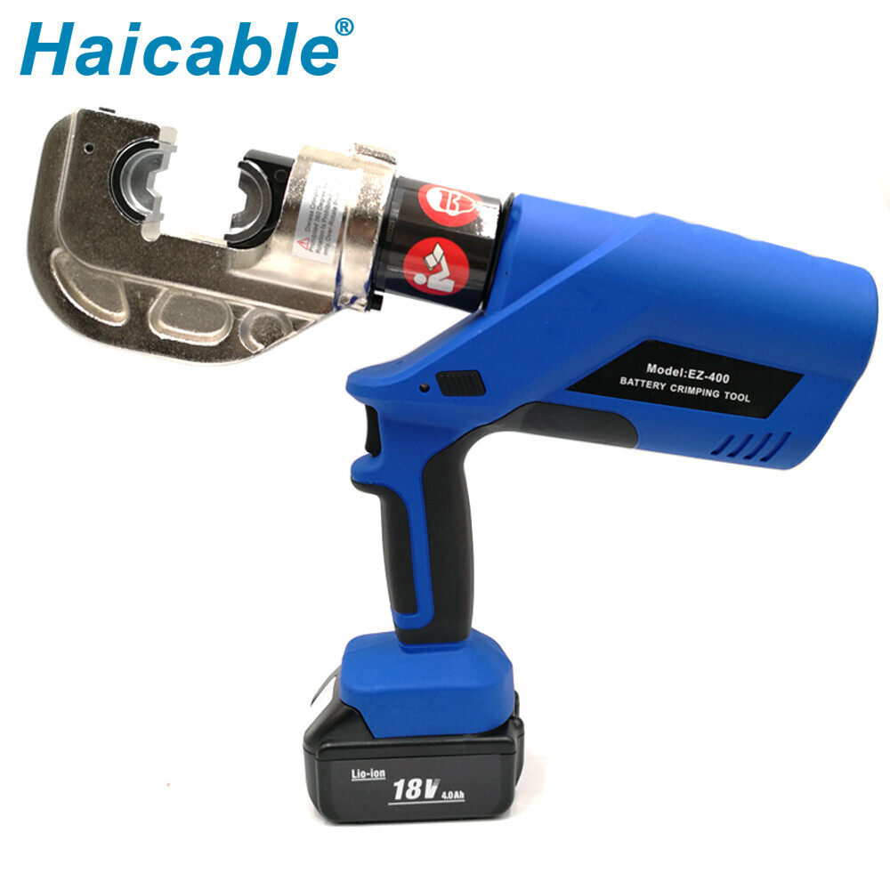 Инструменты для опрессовки кабельных наконечников аккумуляторных кабелей 16-400мм² EZ-400 Инструменты для опрессовки кабельных наконечников аккумуляторных кабелей 16-400мм² EZ-400