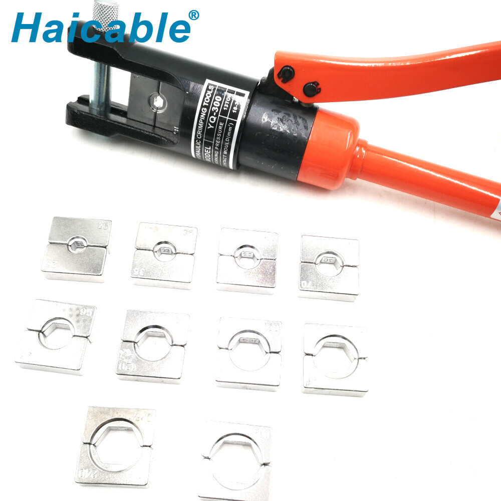 Инструмент для обжима YQ-300 с болтовой фиксацией H-образной головки 16-300мм²