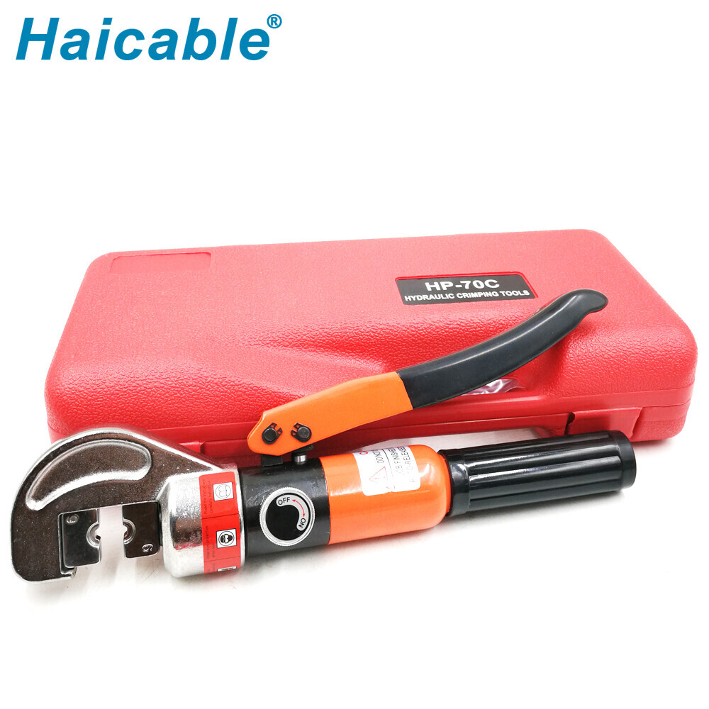 Гидравлический инструмент для опрессовки кабельных соединителей 4-70мм² HP-70C Гидравлический инструмент для опрессовки кабельных соединителей 4-70мм² HP-70C