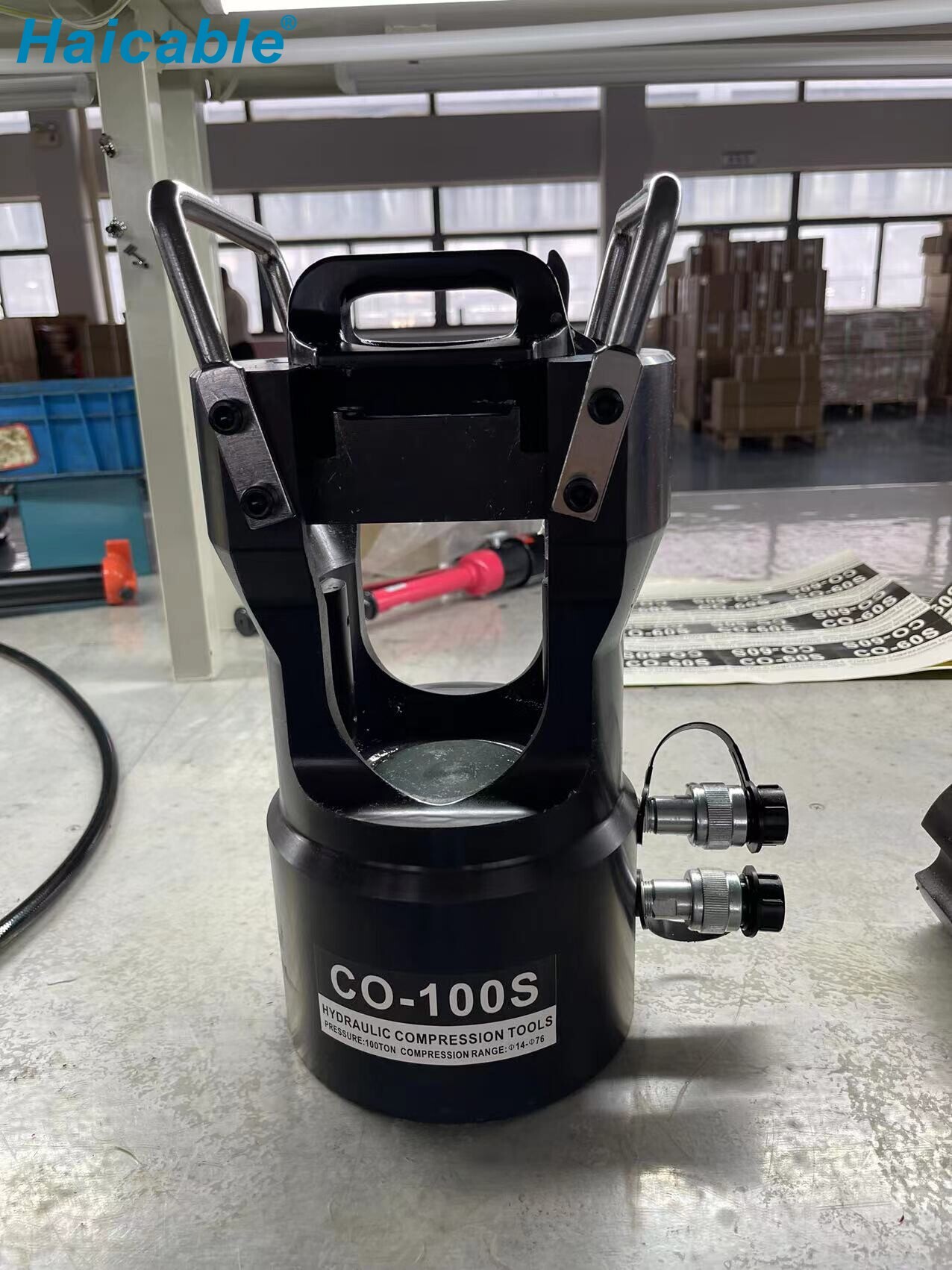 Макс Φ71 мм медно-алюминиевая трубка обжимная головка HW-100