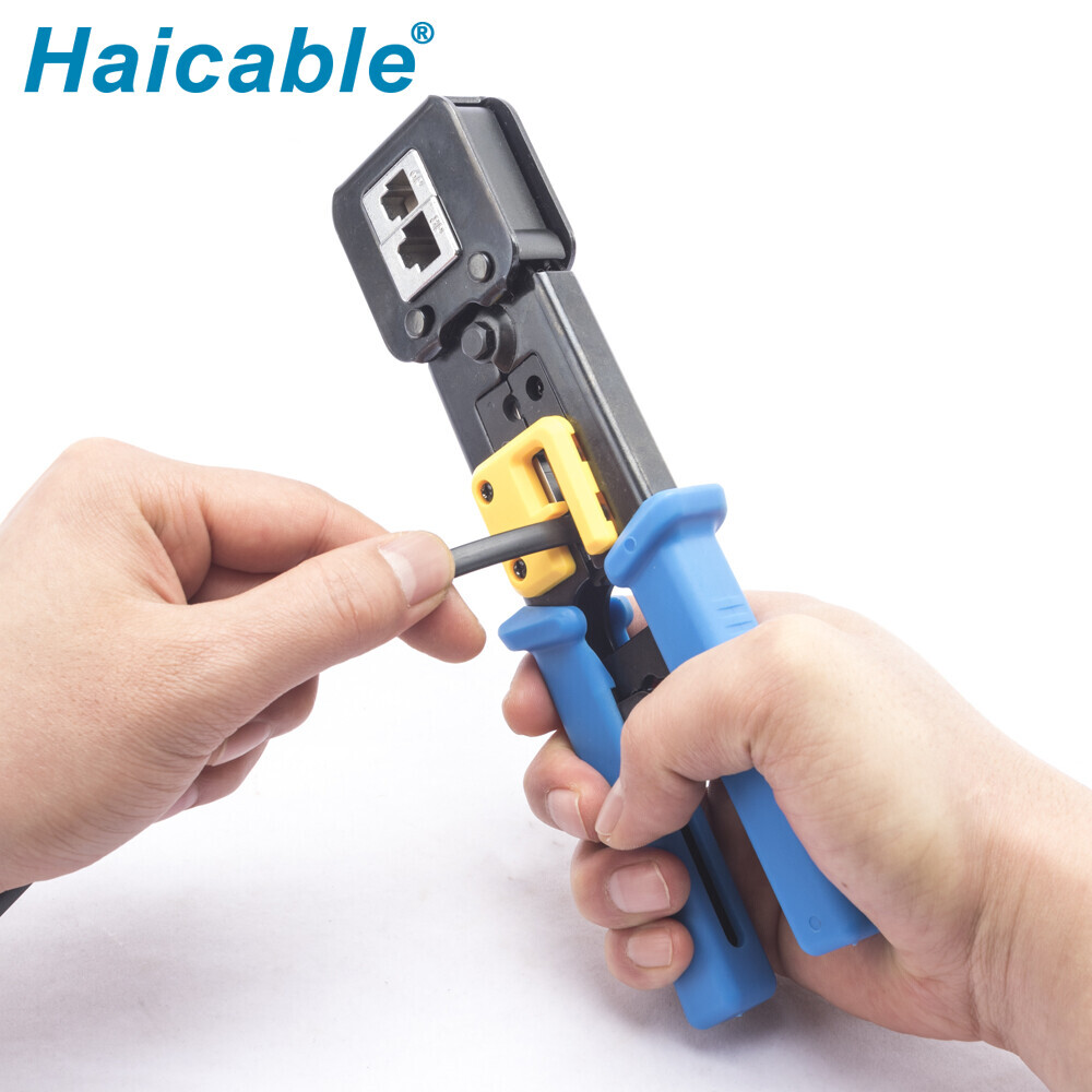 Обжимной инструмент HT-268R для разъемов RJ45 / RJ12 обычных и сквозных