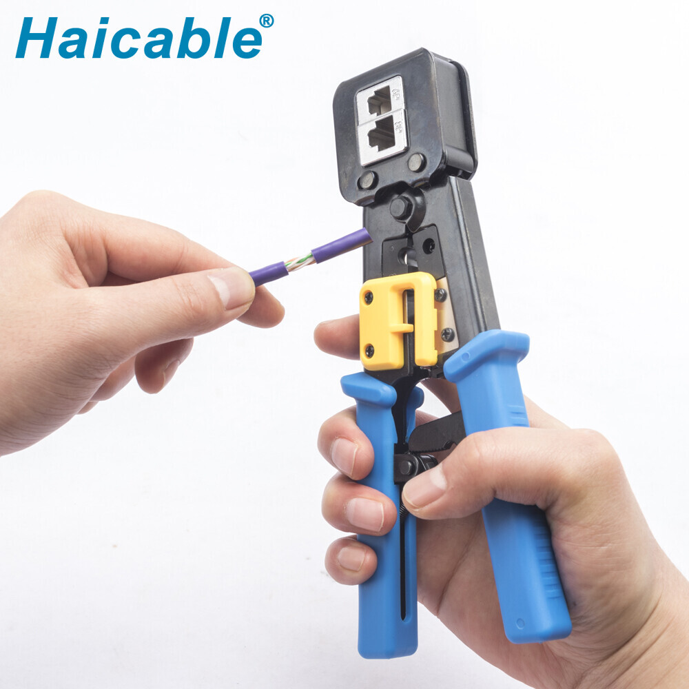 Обжимной инструмент HT-268R для разъемов RJ45 / RJ12 обычных и сквозных