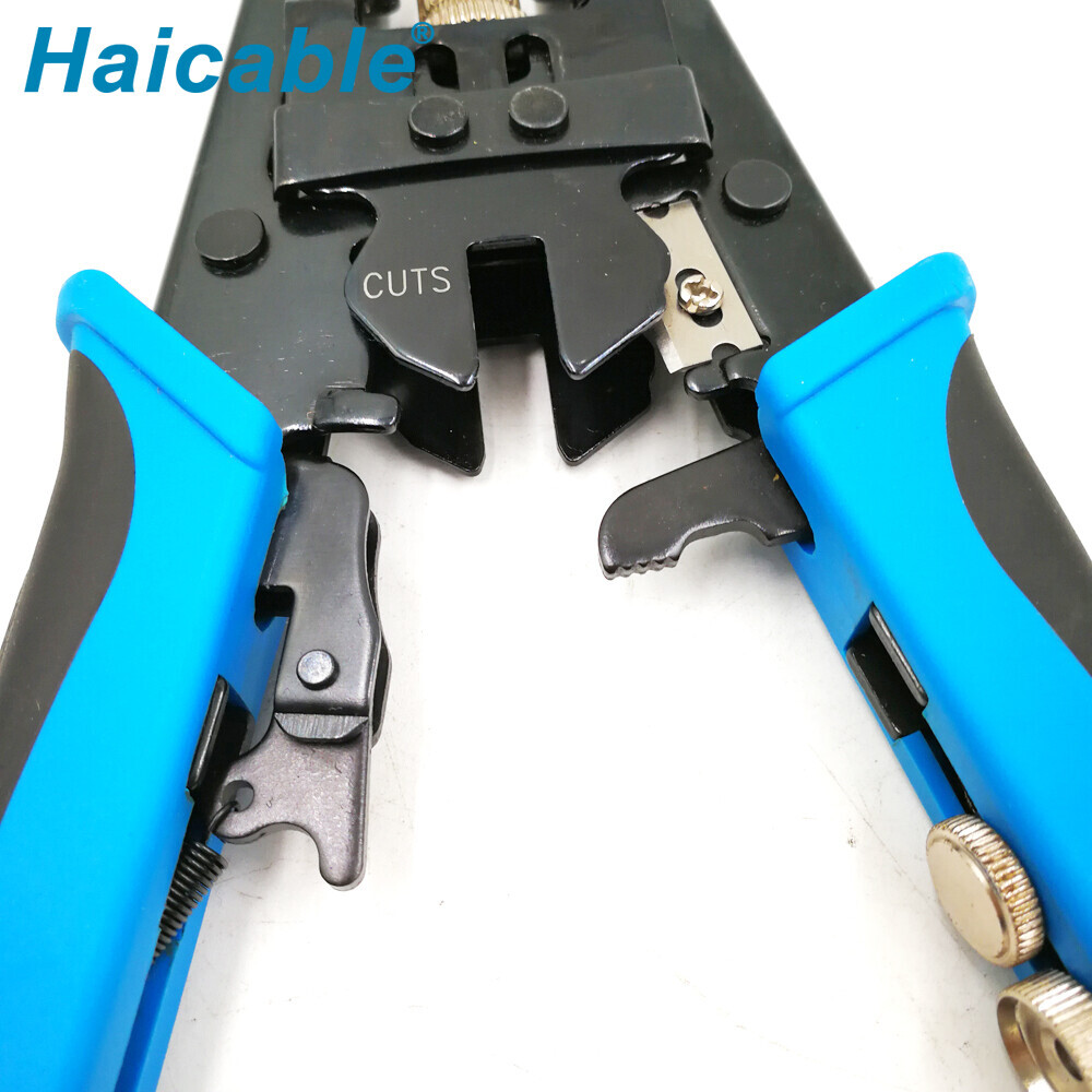 Инструмент для обжима коаксиальных кабелей RG58/59/62/6 F/BNC/RCA типа HT-H5082R