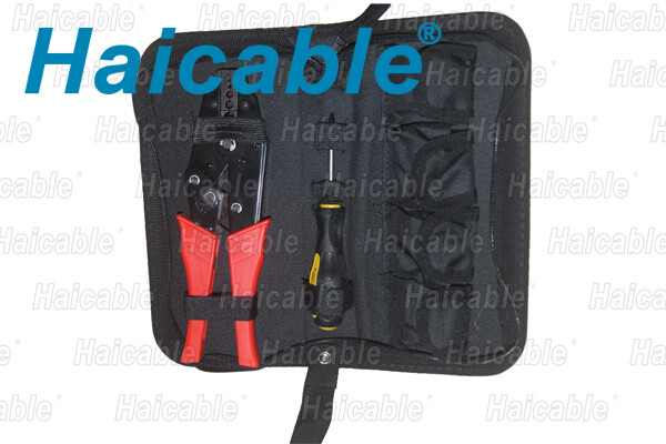 Наборы инструментов для обжима коаксиальных кабелей LXK-LX02H