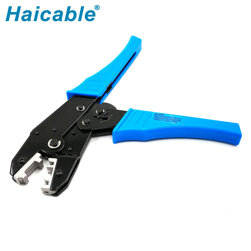 Инструменты для обжима неизолированных флажковых клемм под углом 90° LX-0506FL