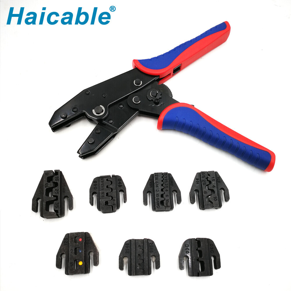 KIT-03C Плоскогубцы ручные для проводов и кабелей со сменными матрицами Набор инструментов для обжима клемм