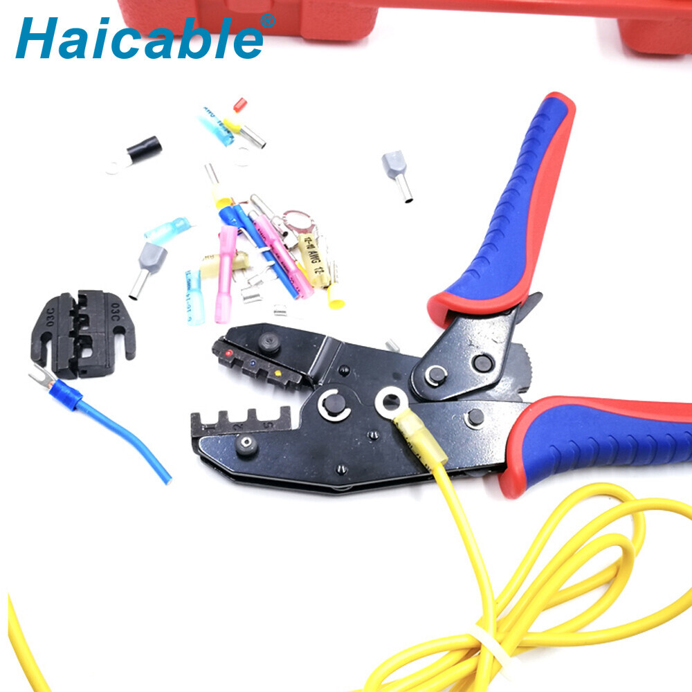KIT-03C Плоскогубцы Ручной Инструмент Для Кабеля С Сменными Губками Набор Для Обжима Клемм