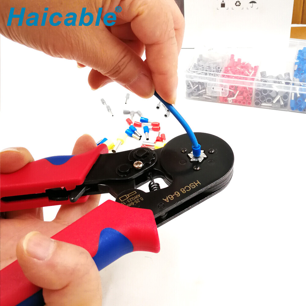 Наборы инструментов для обжима клемм HSC8 6-6A-1200E