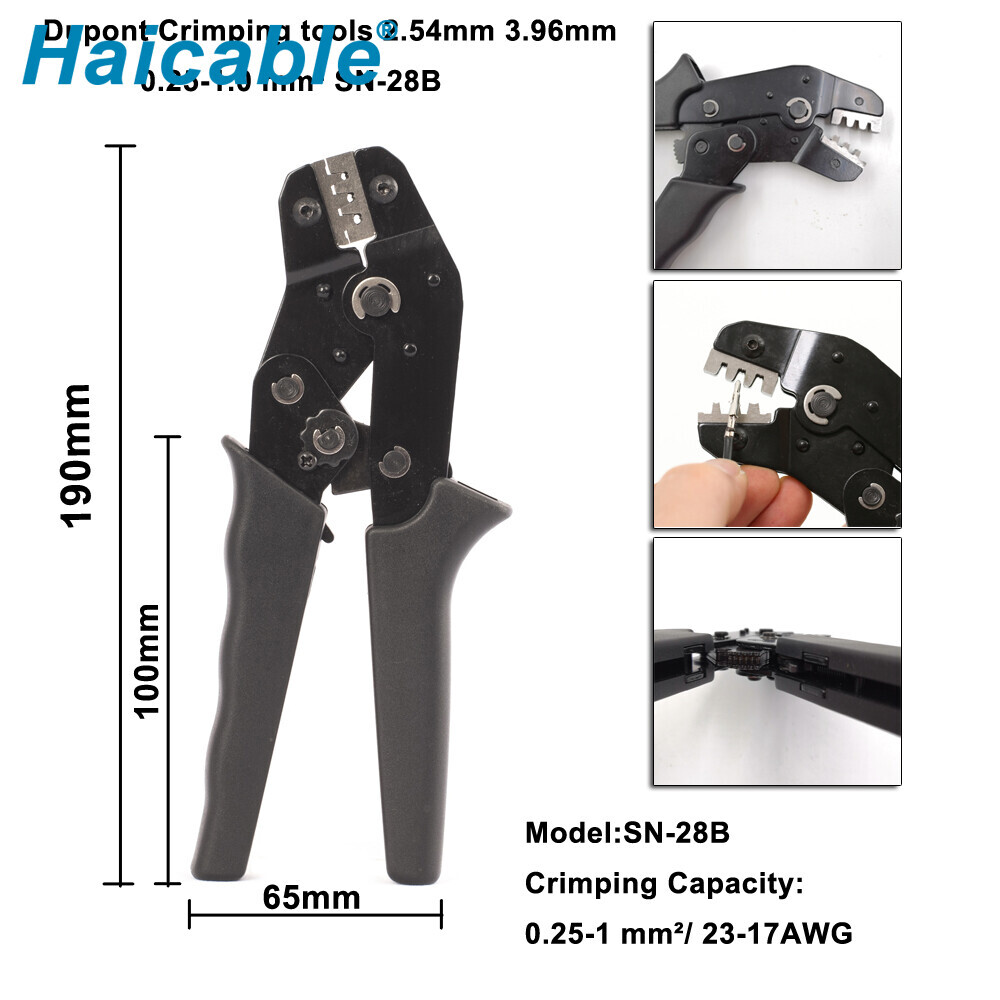 Набор инструментов для обжима коннекторов Pin 2.54 KIT-460-28B