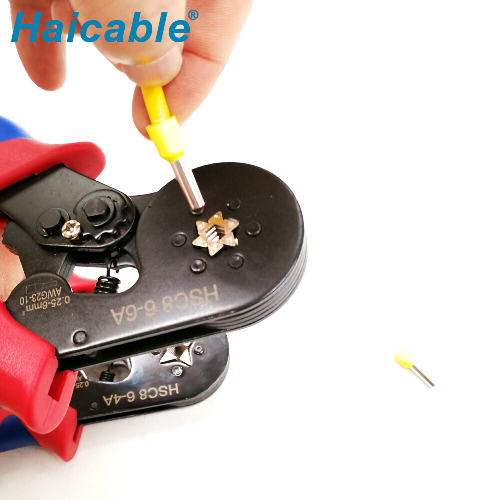 Инструменты для обжима наконечников проводов и гильз HSC8 6-6A