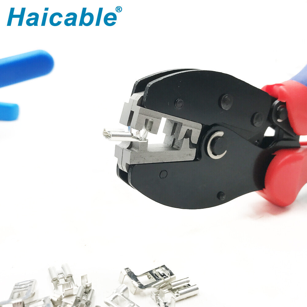 Инструменты для обжима неизолированных флажковых клемм под углом 90° LY-0506FL