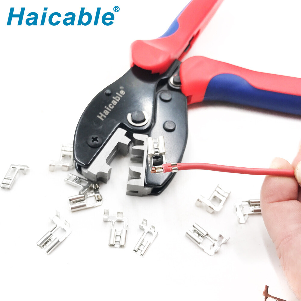 Инструменты для обжима неизолированных флажковых клемм под углом 90° LY-0506FL