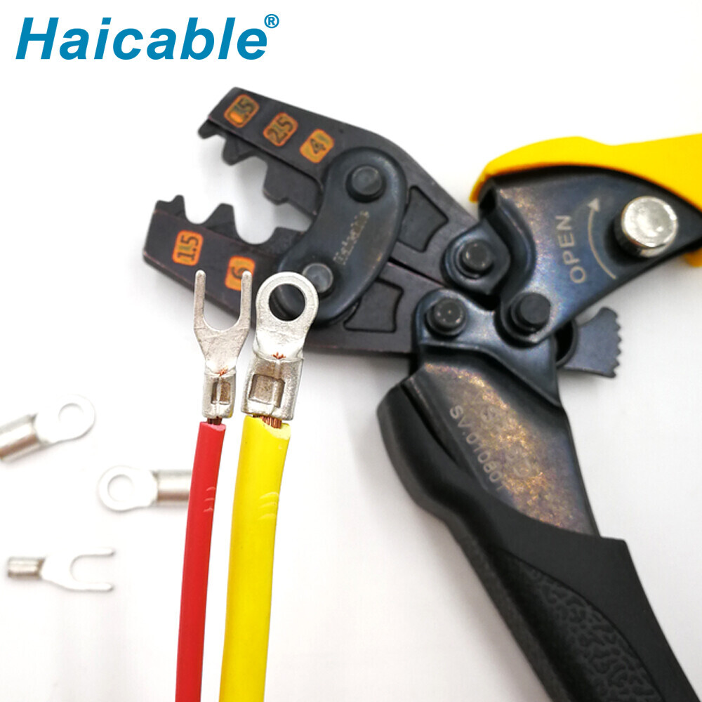 Пресс-клещи для неизолированных наконечников до 6 мм² VSC-6D