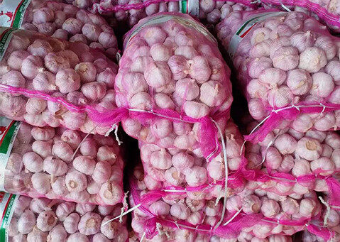 You can also choose large bag packaging of garlic. We can pack it to your desired weight.