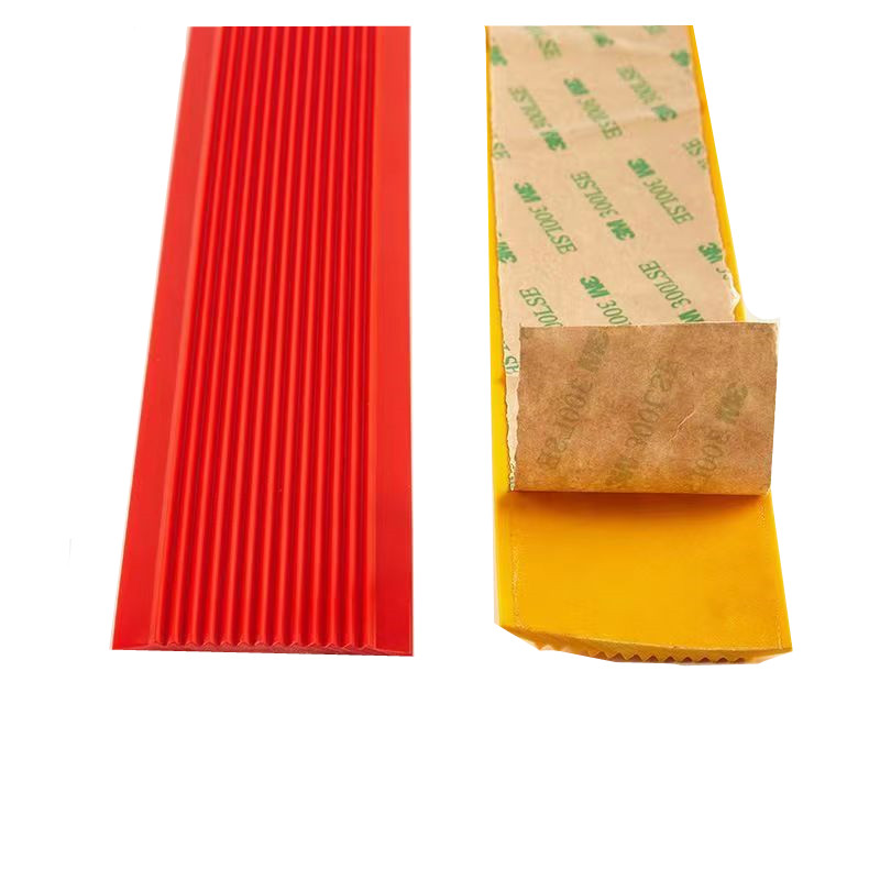 Tiras decorativas y protectoras de PVC antideslizantes de colores para escaleras