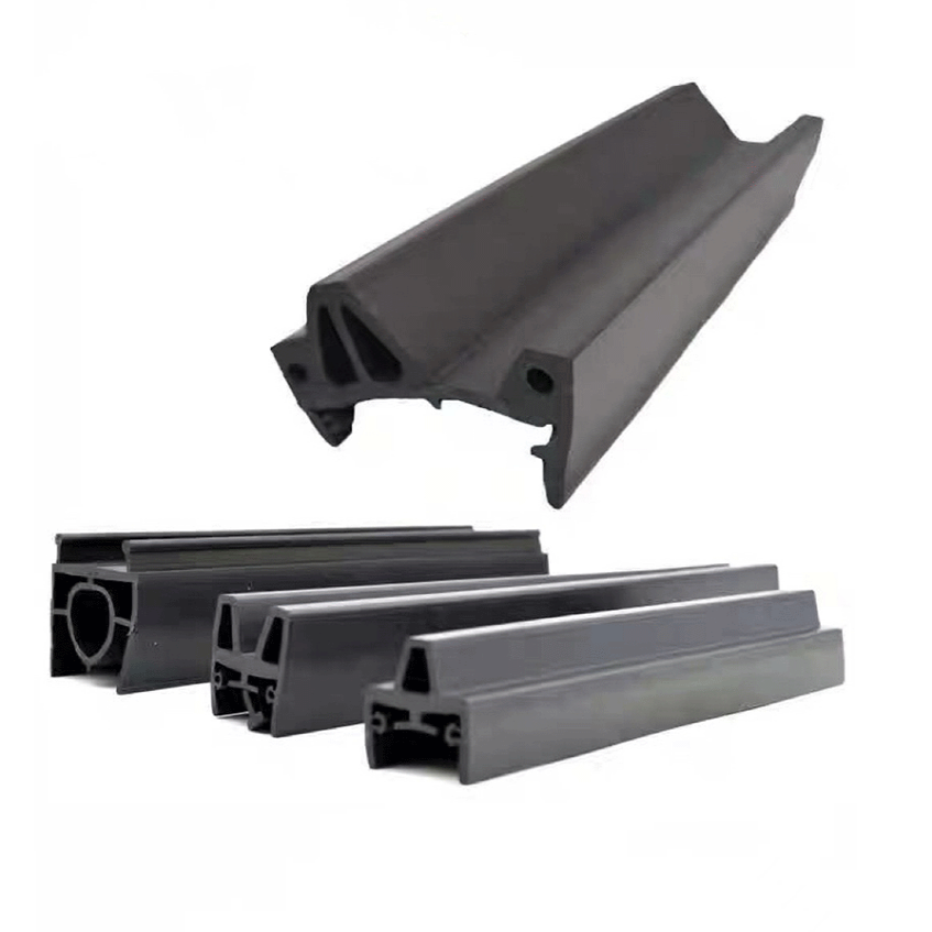 Tiras de goma antipellizco para puertas corredizas de metro