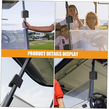 Sujetadores universales para parabrisas de carritos de golf