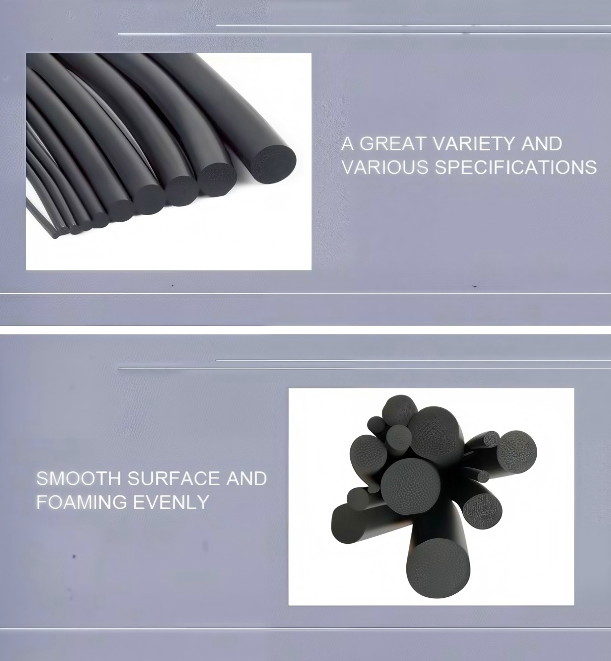 EPDM Cylindrical Foam Strip3